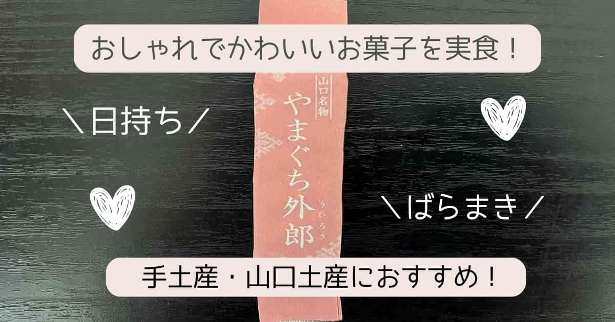 【山口県外郎】日持ちするおしゃれでかわいいお菓子を実食！手土産・お土産におすすめ！