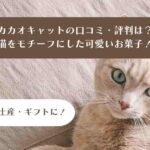 チョコレート・クッキー缶が人気のカカオキャット！まずい？口コミ・評判は？｜お土産