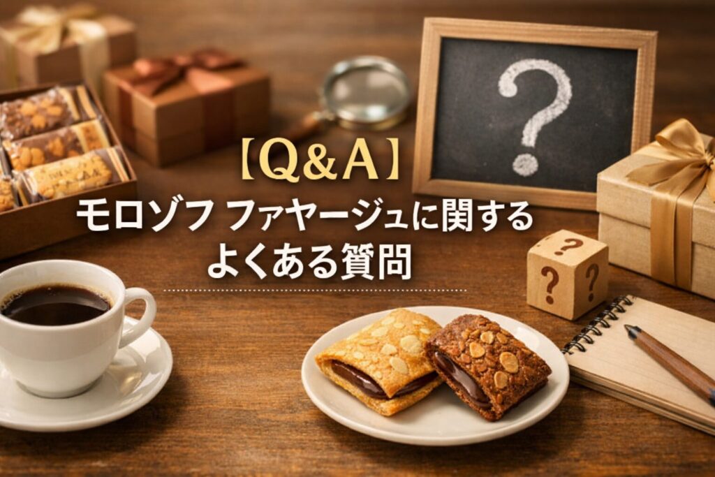 モロゾフ　ファヤージュ　よくある質問