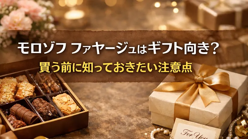 モロゾフ ファヤージュはギフト向き？買う前に知っておきたい注意点
