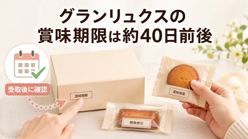 ブールミッシュ｜グランリュクス グランリュクスの賞味期限は約40日前後